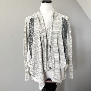 Scrapbook Anthropologie Boho Open Lace Back Cardigan Small